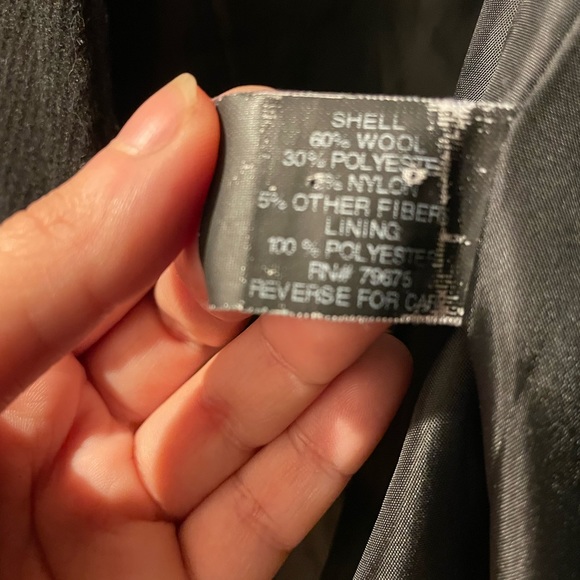 Michael Kors Wool Blend Modern Fit Coat - Size XXS Black - Picture 12 of 14